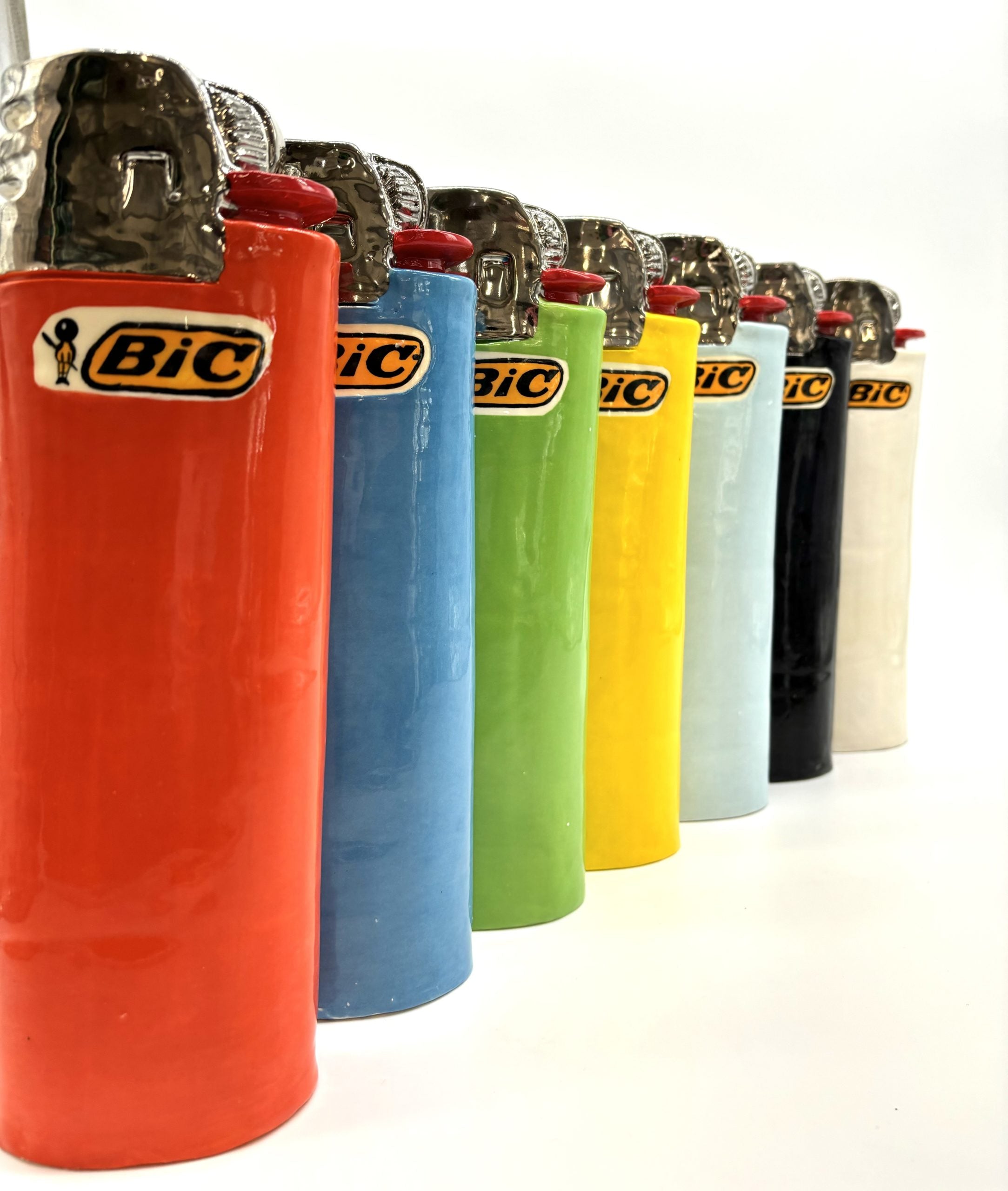 Orange Lighter Vase *