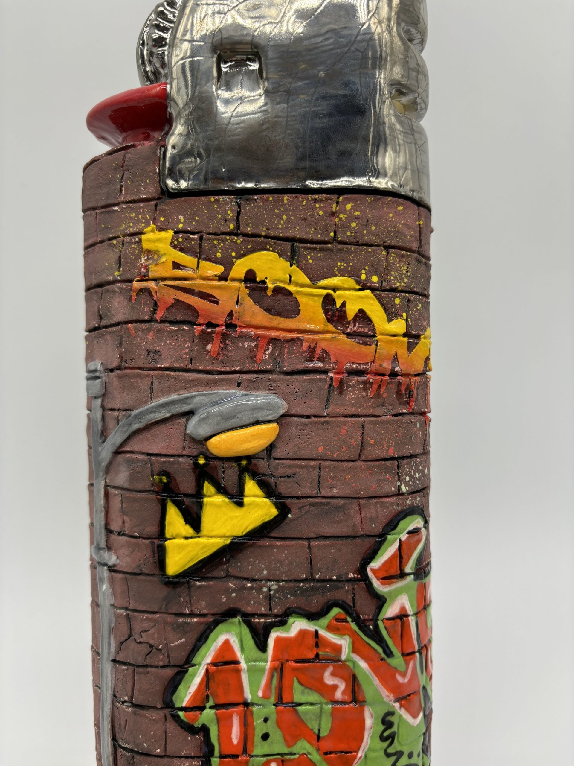 Graffiti Lighter Vase